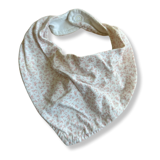 T.U - Bavoir Blanc et Rose