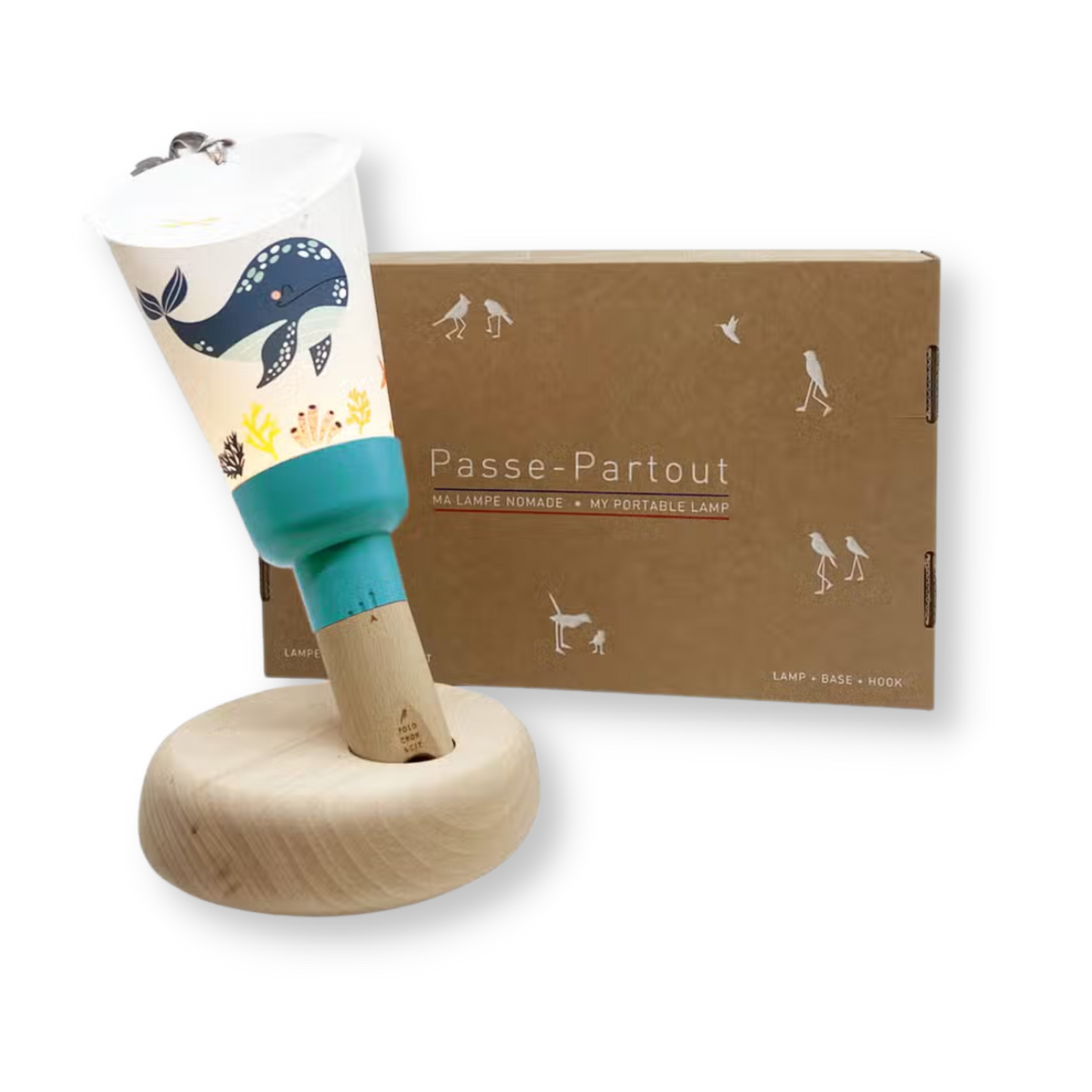 Coffret Lampe Nomade 5 en 1 Baleine Rêveuse