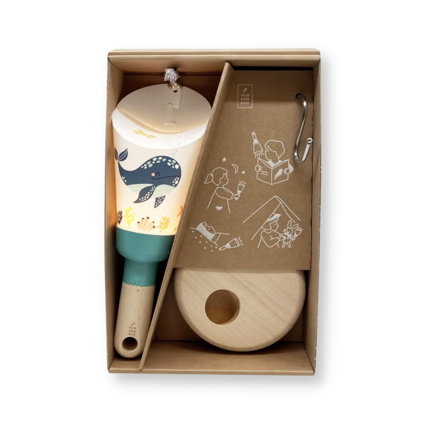 Coffret Lampe Nomade 5 en 1 Baleine Rêveuse