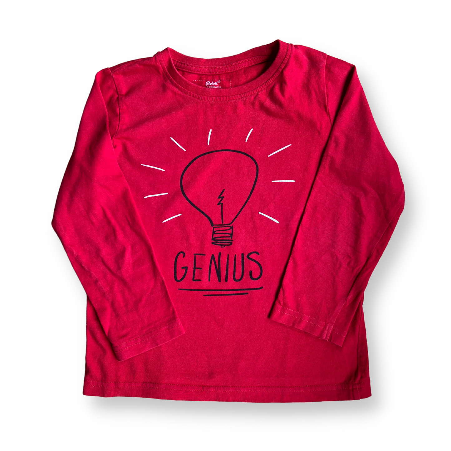 T.122 - T-shirt manches longues rouge