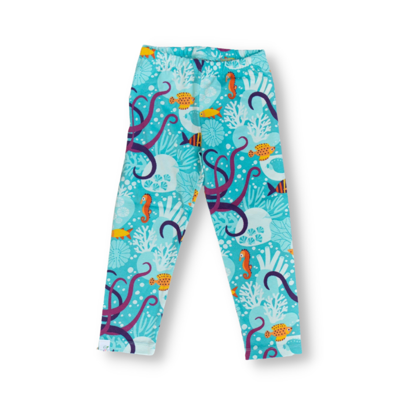Legging Enfant - "Sous l'Océan"
