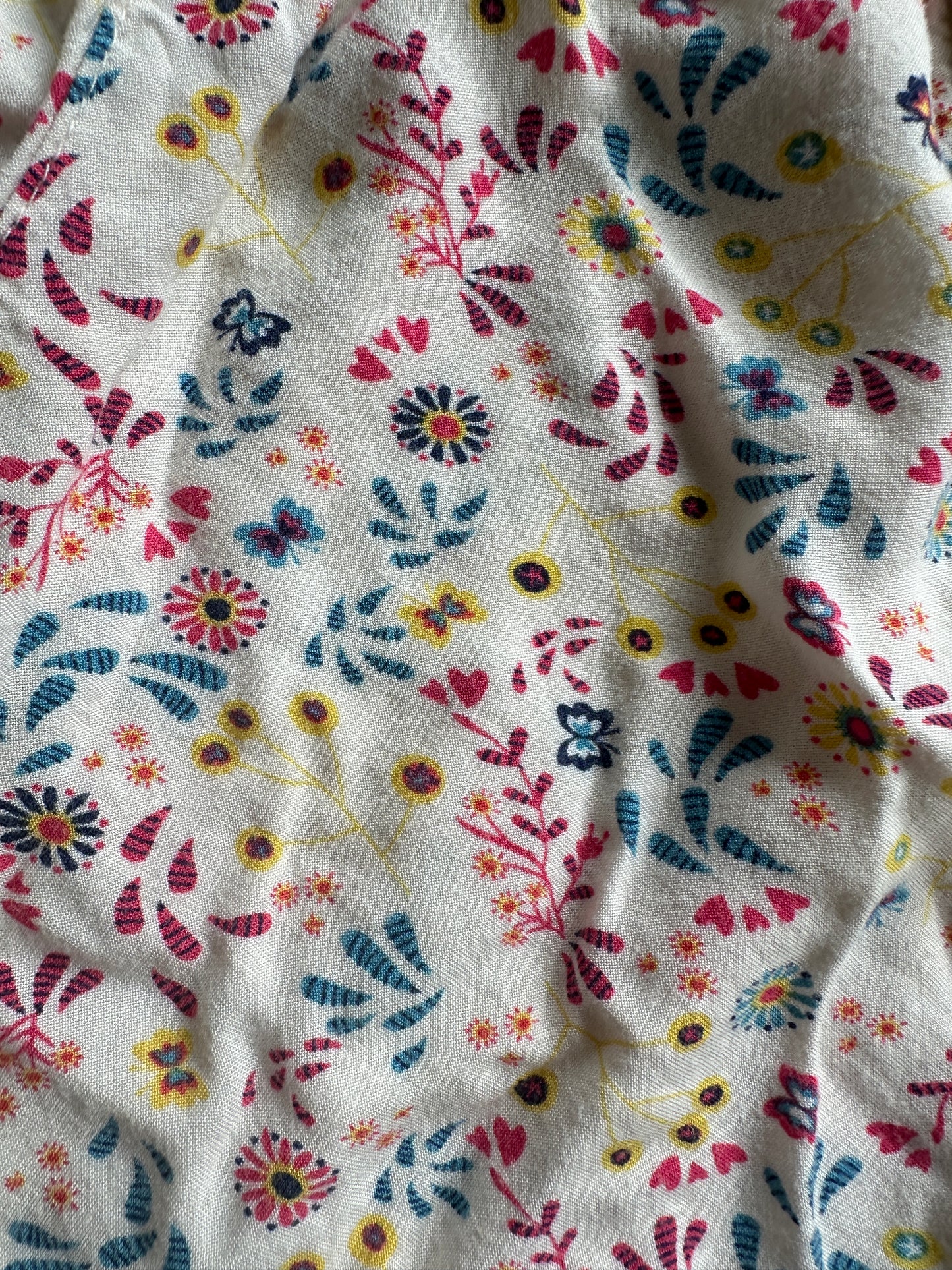T.92 - blouse fleurie