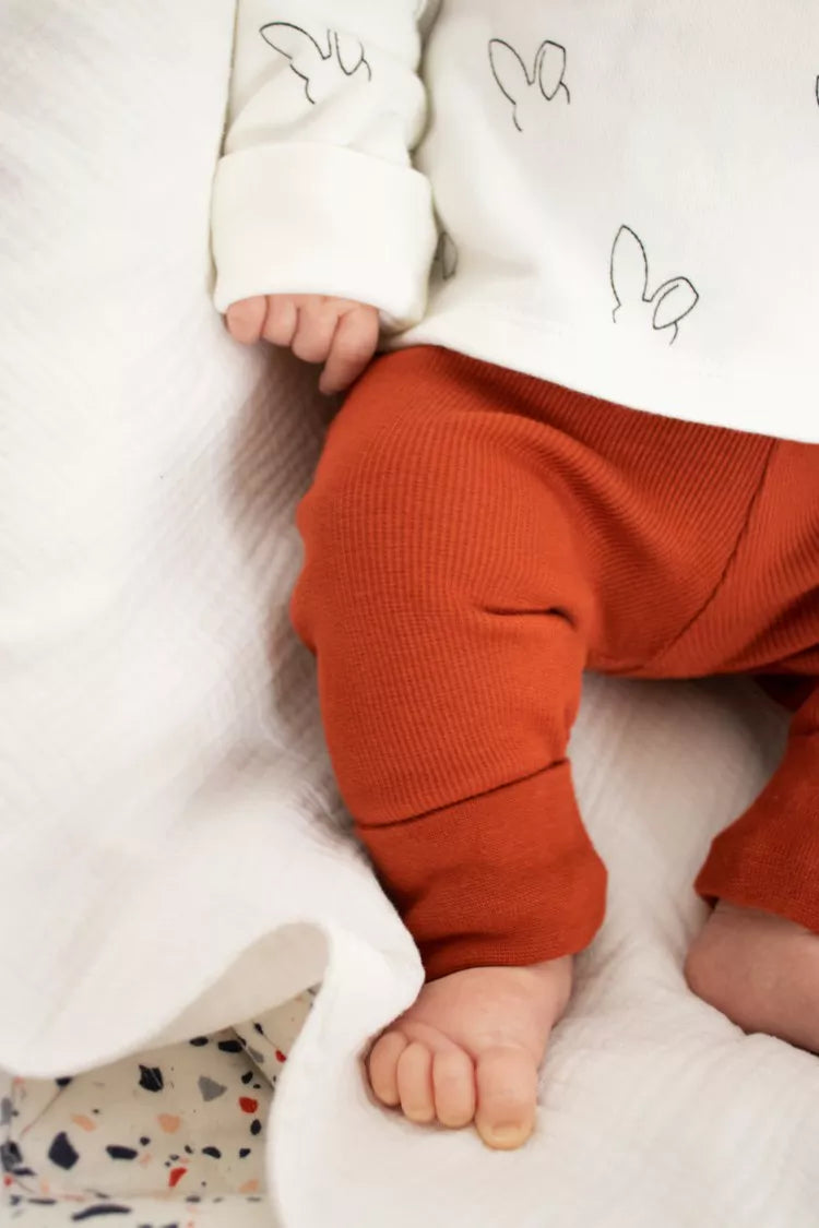 Legging évolutif rouge brique