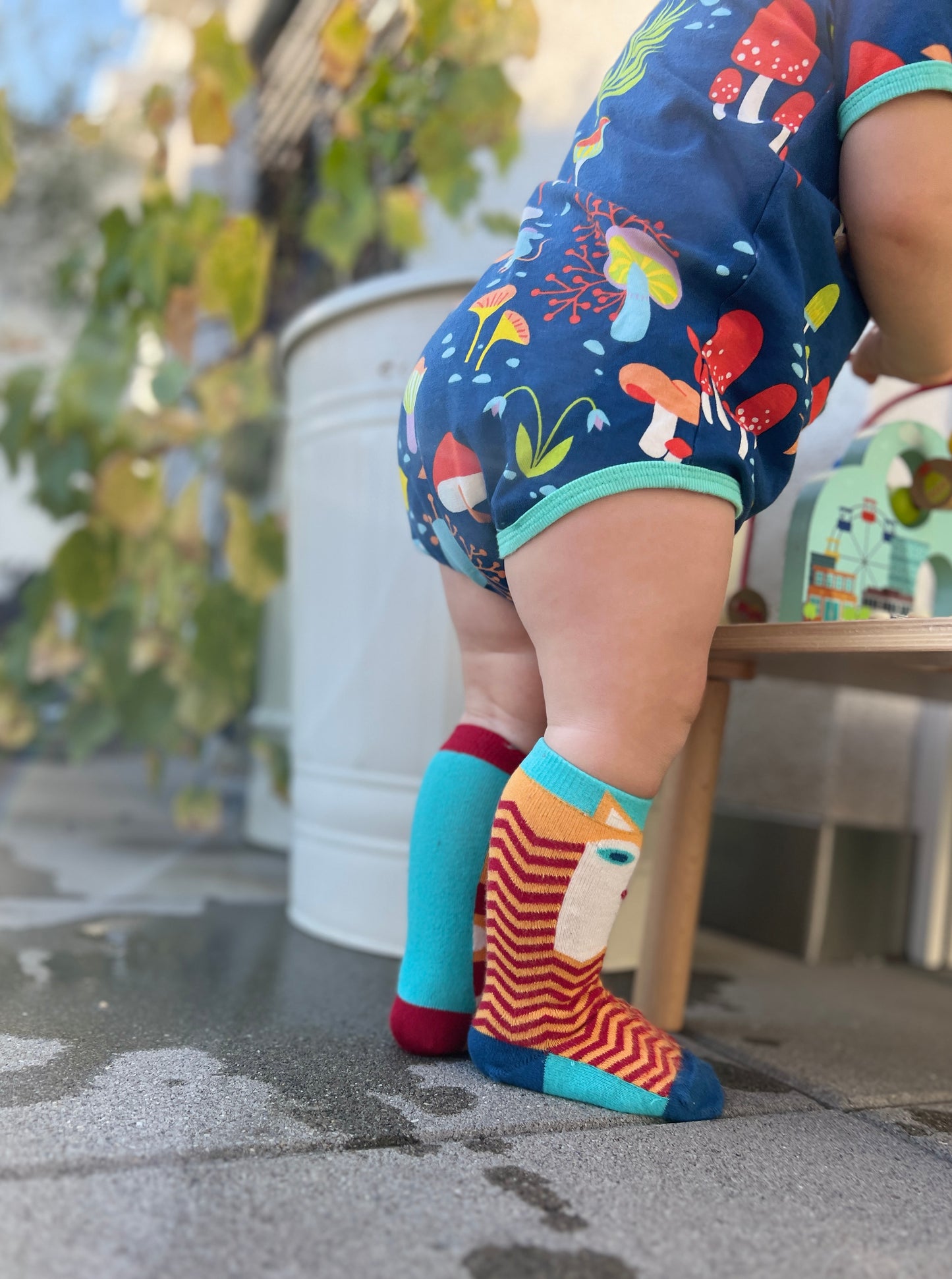 Duo de Chaussettes - "Renard"