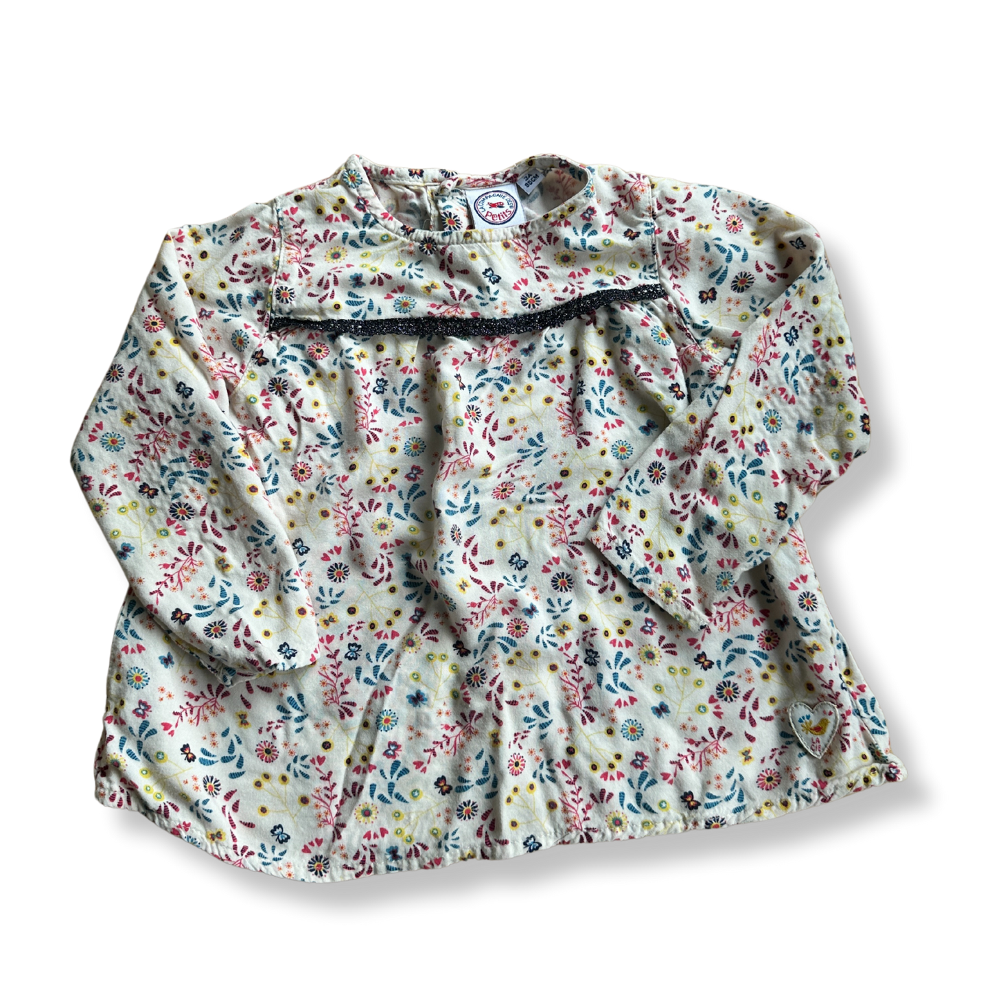 T.92 - blouse fleurie