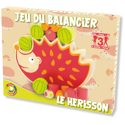 il s'agit une image représentant le jeu du balancier dans sa boite de rangement.